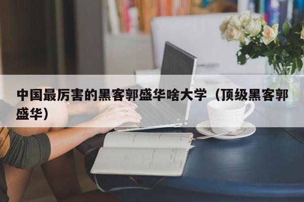 中国最厉害的黑客郭盛华啥大学（顶级黑客郭盛华）