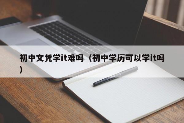 初中文凭学it难吗（初中学历可以学it吗）