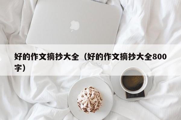 好的作文摘抄大全（好的作文摘抄大全800字）