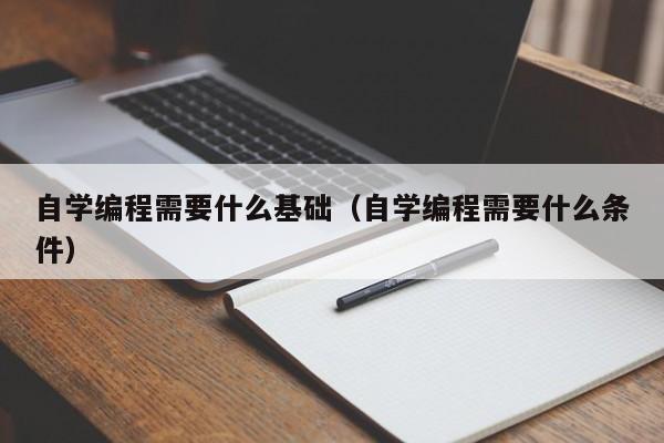 自学编程需要什么基础（自学编程需要什么条件）