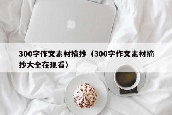 300字作文素材摘抄（300字作文素材摘抄大全在现看）