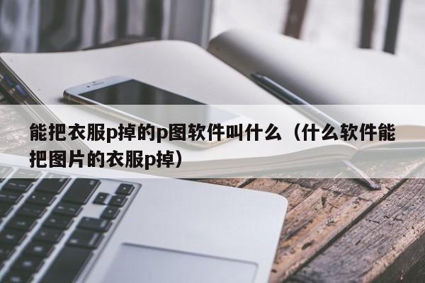 能把衣服p掉的p图软件叫什么（什么软件能把图片的衣服p掉）