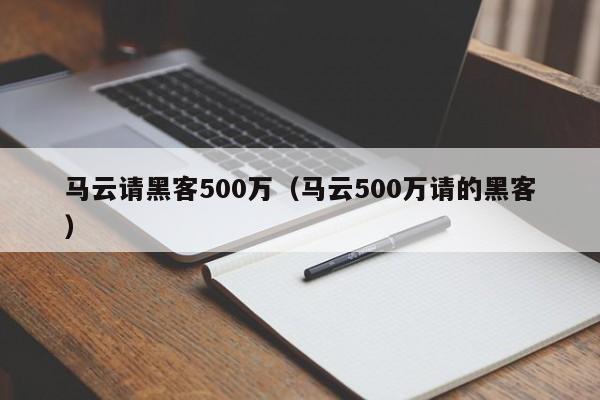 马云请黑客500万（马云500万请的黑客）