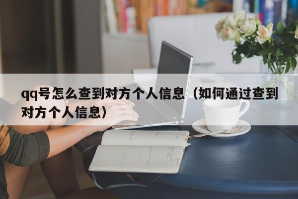 qq号怎么查到对方个人信息（如何通过查到对方个人信息）