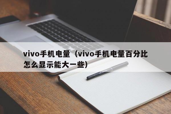 vivo手机电量（vivo手机电量百分比怎么显示能大一些）