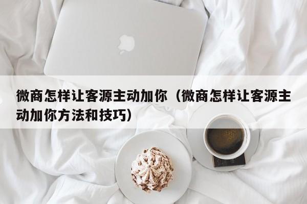 微商怎样让客源主动加你（微商怎样让客源主动加你方法和技巧）