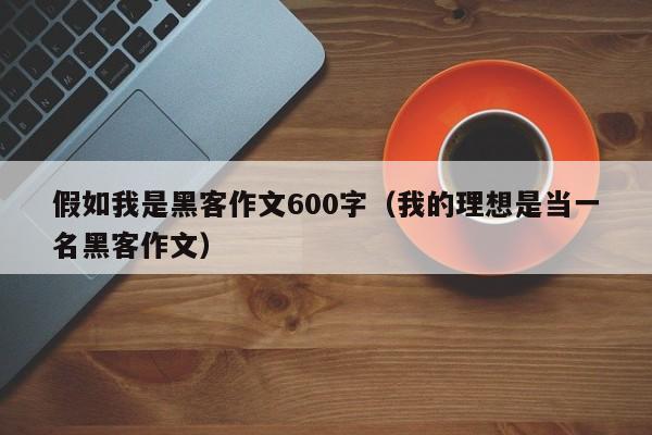 假如我是黑客作文600字（我的理想是当一名黑客作文）