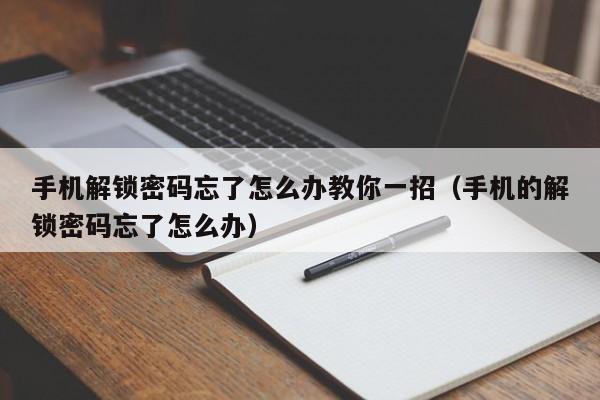 手机解锁密码忘了怎么办教你一招（手机的解锁密码忘了怎么办）