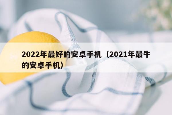 2022年最好的安卓手机（2021年最牛的安卓手机）