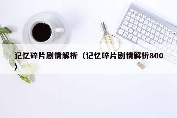 记忆碎片剧情解析（记忆碎片剧情解析800）