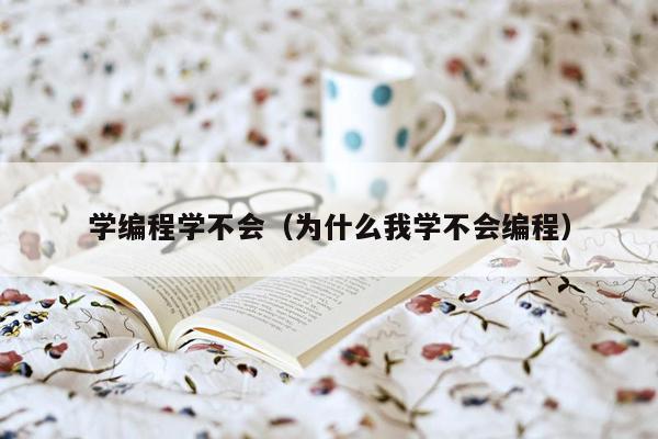 学编程学不会（为什么我学不会编程）