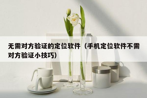 无需对方验证的定位软件（手机定位软件不需对方验证小技巧）