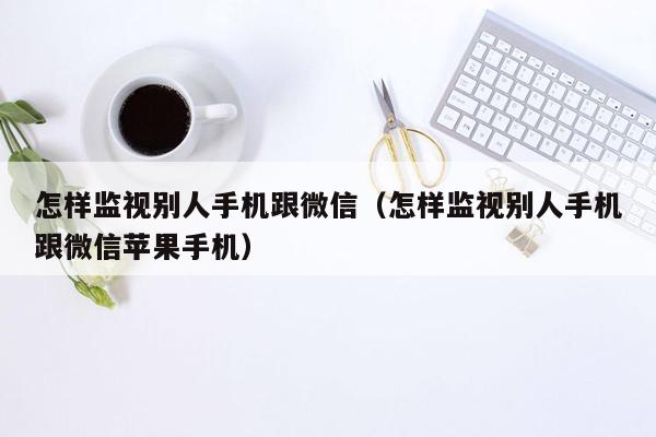 怎样监视别人手机跟微信（怎样监视别人手机跟微信苹果手机）