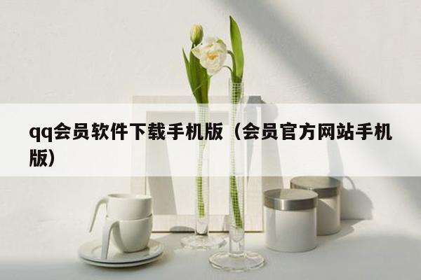 qq会员软件下载手机版（会员官方网站手机版）