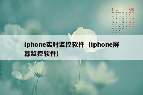 iphone实时监控软件（iphone屏幕监控软件）