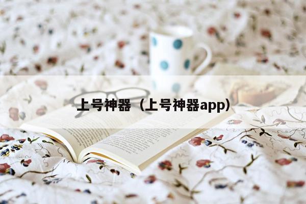 上号神器（上号神器app）