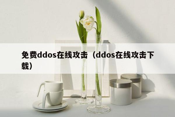 免费ddos在线攻击（ddos在线攻击下载）