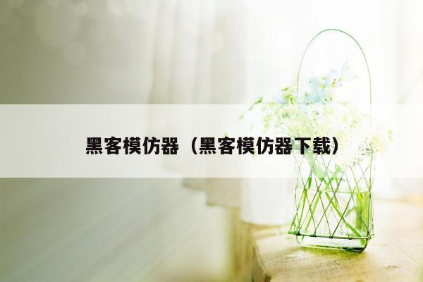 黑客模仿器（黑客模仿器下载）