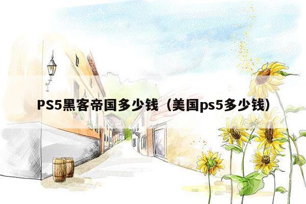 PS5黑客帝国多少钱（美国ps5多少钱）