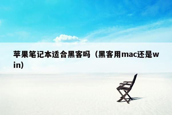 苹果笔记本适合黑客吗（黑客用mac还是win）