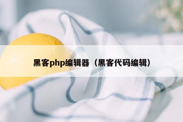 黑客php编辑器（黑客代码编辑）